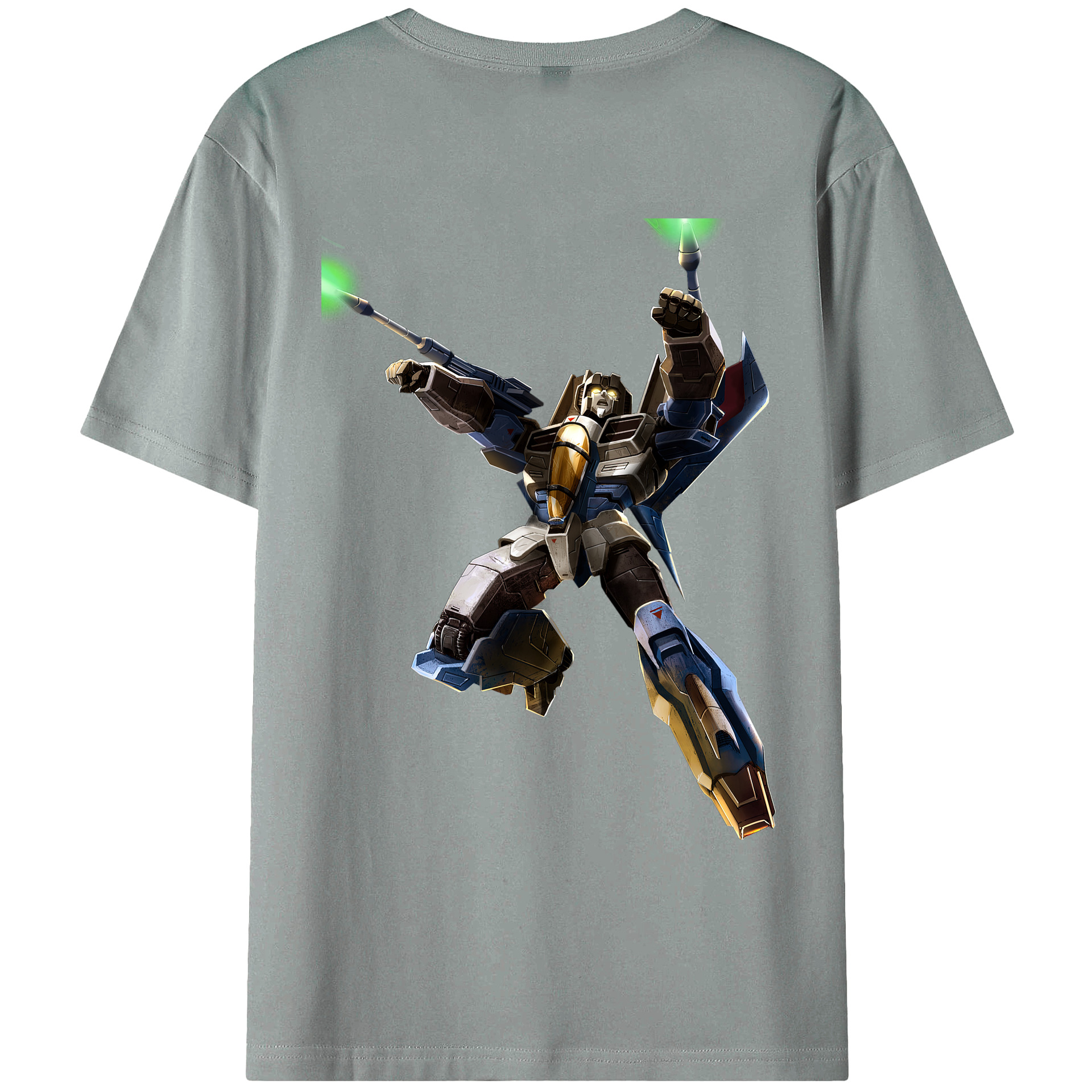 （画像用）  綿100％ メンズ半袖Tシャツ（バックプリント） 通気性
